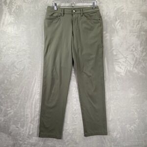Lululemon Pants men's 28x30 ABC Classic Fit Chino 5-Pocket Green Warpstreme